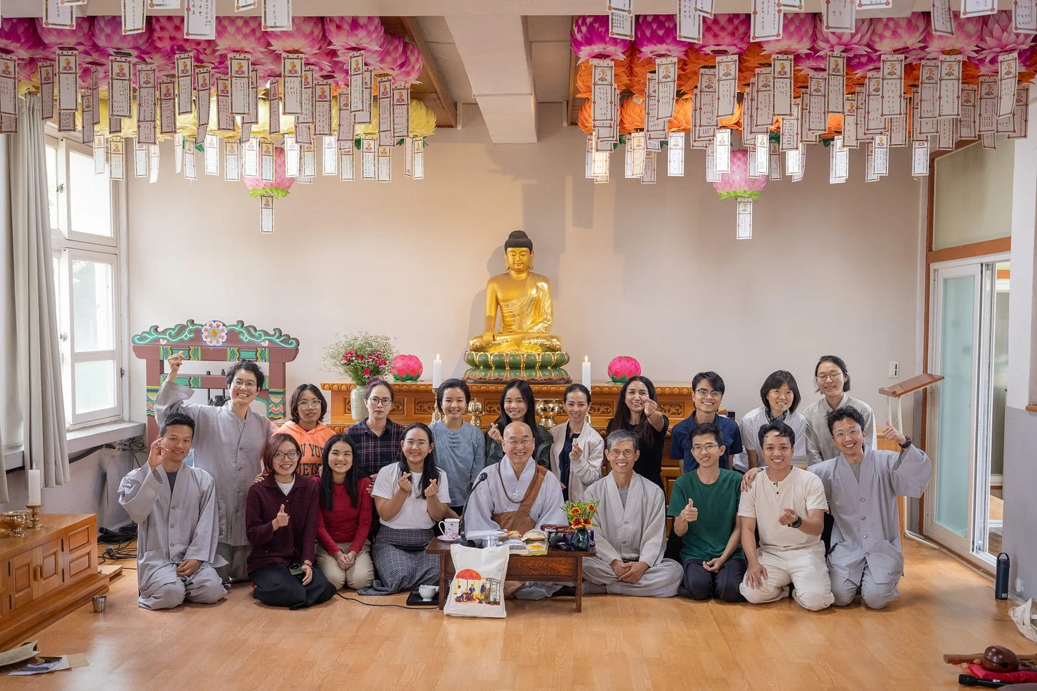 Thực tập và sống cùng với cộng đồng Jungto Society tại Vcil Travel School Hàn Quốc 2024